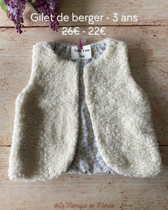 Gilet de berger - BRADERIE