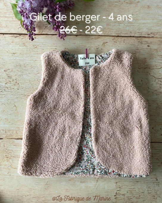Gilet de berger - BRADERIE