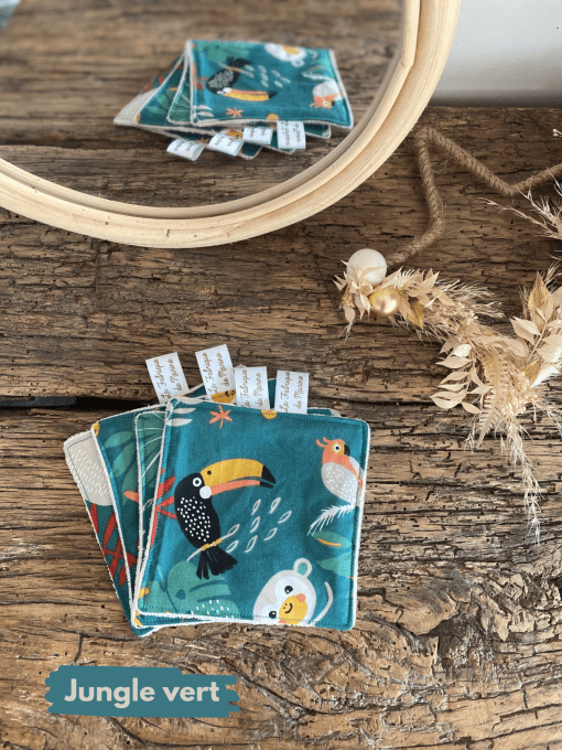 Lingettes lavables - Motifs au choix